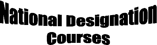 National Designation
Courses
